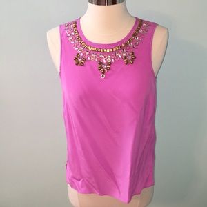 Lilly Pulitzer beaded sleeveless top